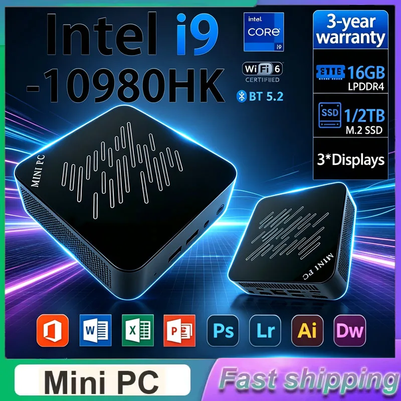Pc Gaming Intel - 2026 Mini Gaming PC Intel i9-10980HK