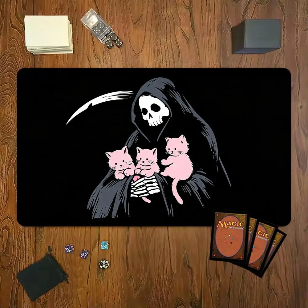 Grim Reaper Holding Pink Kitte - Pc Gaming Pink 评论和价格