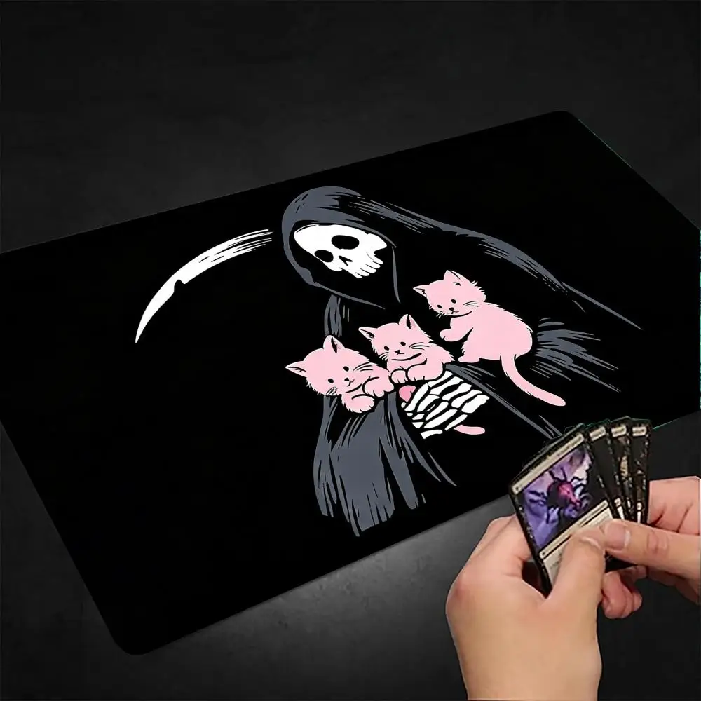 Grim Reaper Holding Pink Kitte - Pc Gaming Pink 评论和价格