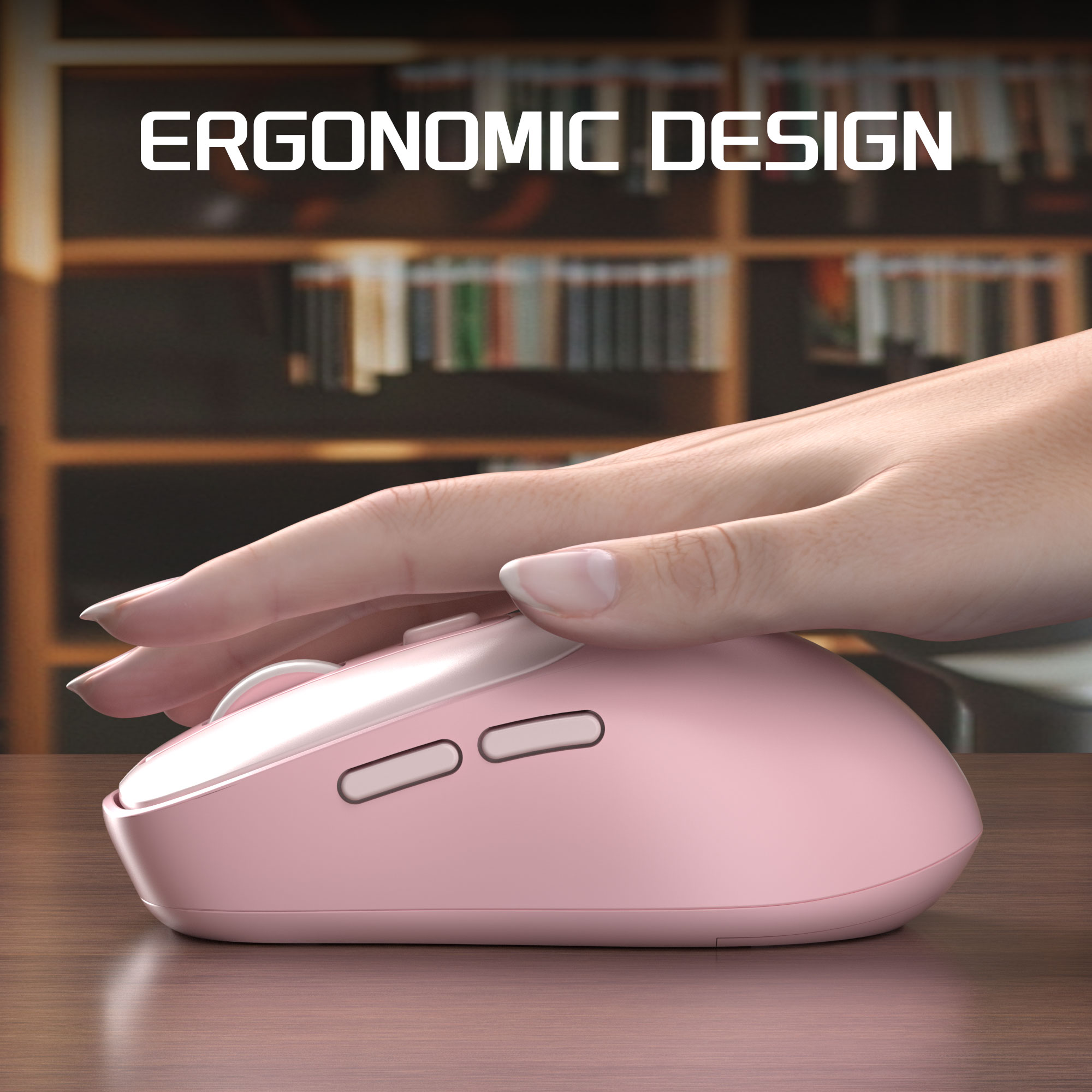 MageGee Wireless Mouse 2.4Ghz  - Pc Gaming Pink 评论和价格