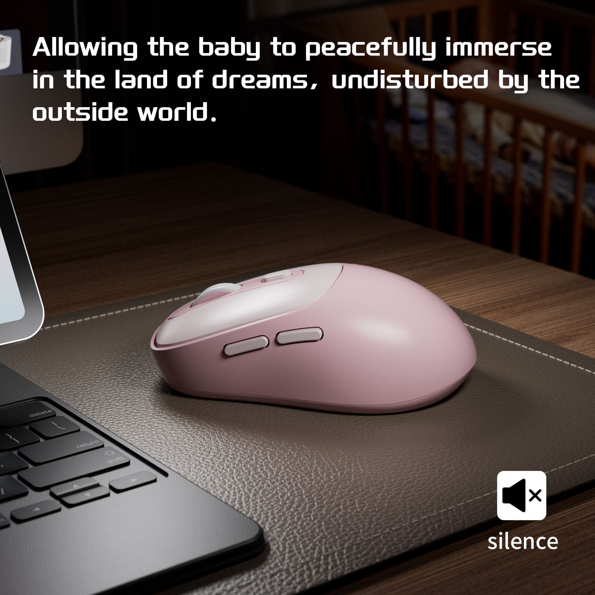 MageGee Wireless Mouse 2.4Ghz  - Pc Gaming Pink 评论和价格
