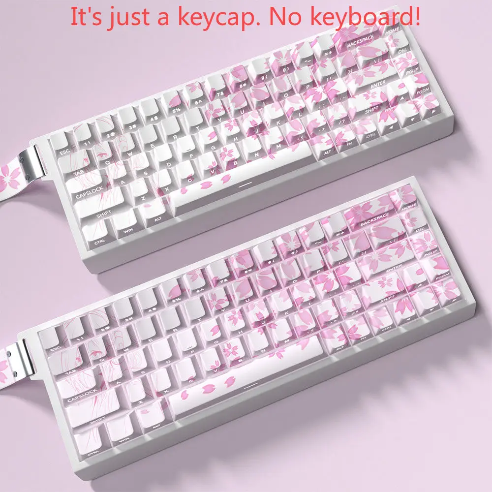 74 Keys PBT Nakano Sanjiu Pink - Pc Gaming Pink 评论和价格