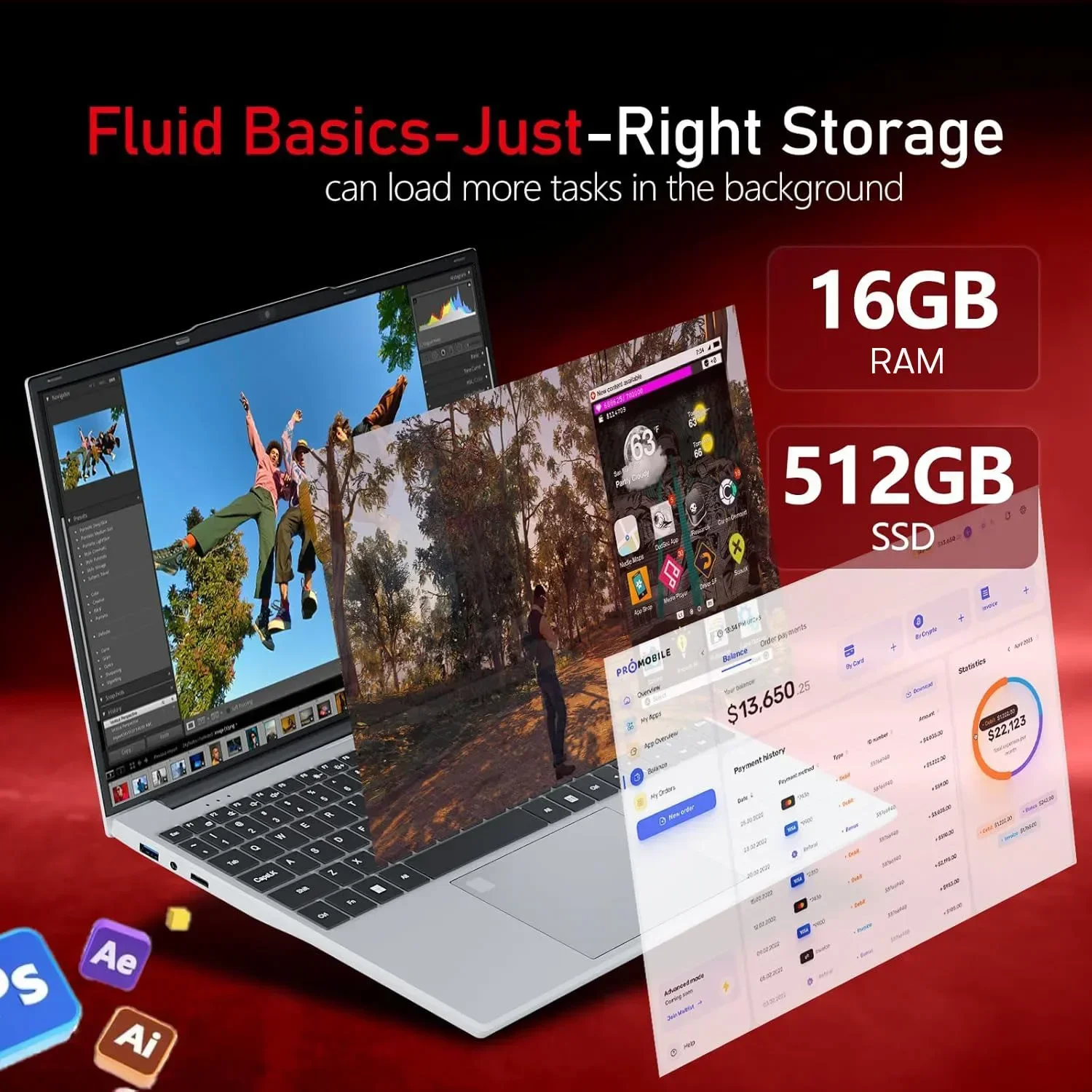 New 15.6 inch Office Laptop In - Pc Gaming Intel 评论和价格